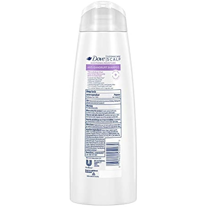 Dove Dermacare Scalp Anti-Dandruff Shampoo Soothing Moisture 12 oz - Image 2